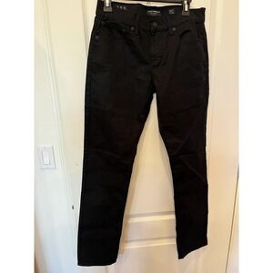 Lucky Brand 121 Slim Straight Stretch Black Pants Sz 29x32
